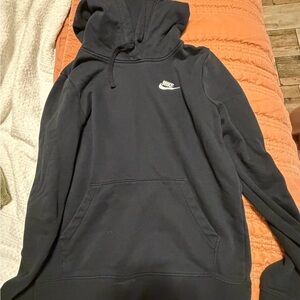 Nike Men's Dark Hoodie with Logo